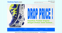 Desktop Screenshot of gudang-sport.com