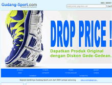 Tablet Screenshot of gudang-sport.com